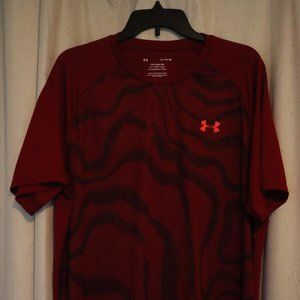 Under Armor - Mens XL - red- Tech Tee